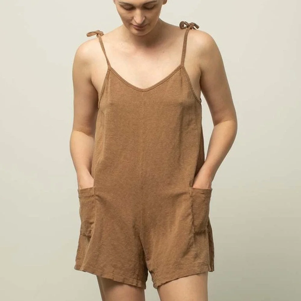 Jungmaven Sespe Short Romper Size Small Margarita Green 100% Hemp NWT - Picture 16 of 16